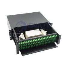 NEW ODF 19 Inch Rack Mount Slide Type 3U 72 port patch panel fiber optic distribution frame